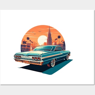 60s Chevrolet Impala Posters and Art